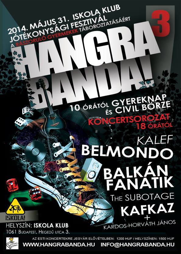 3. Hangra Banda! jótékonysági fesztivál