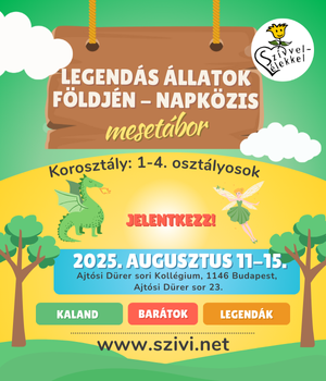 Vándorúton Zuglóban – Napközis mesetábor Legendás állatok földjén – Napközis mesetábor